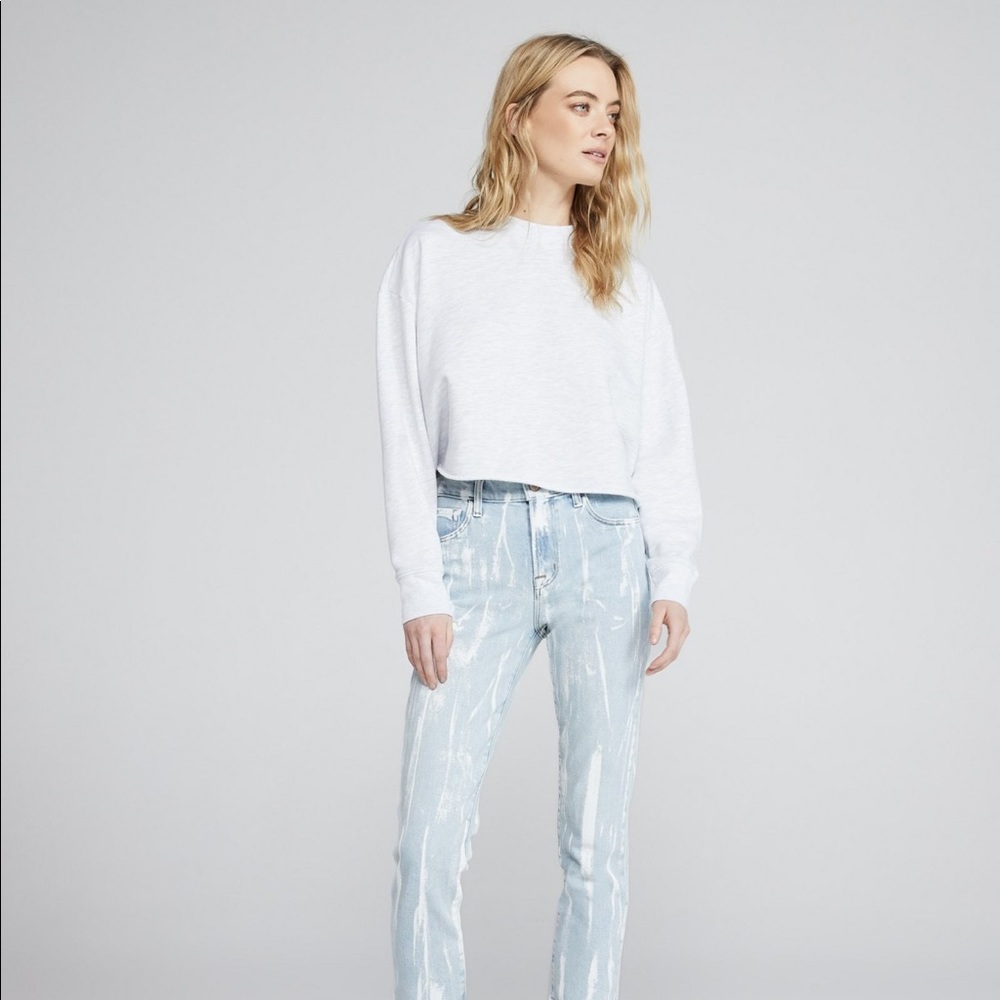 J Brand high rise crop cigarette jeans size 26